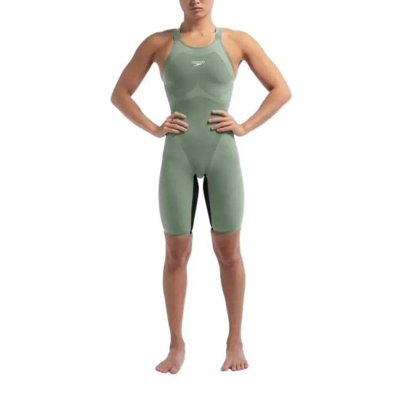 Speedo Fastskin LZR Valor 2.0 Country Green One piece Swimsuit Women's Light Green-2