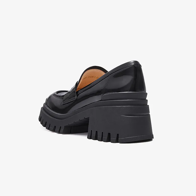 Le Saunda Loafers Women's Black-3