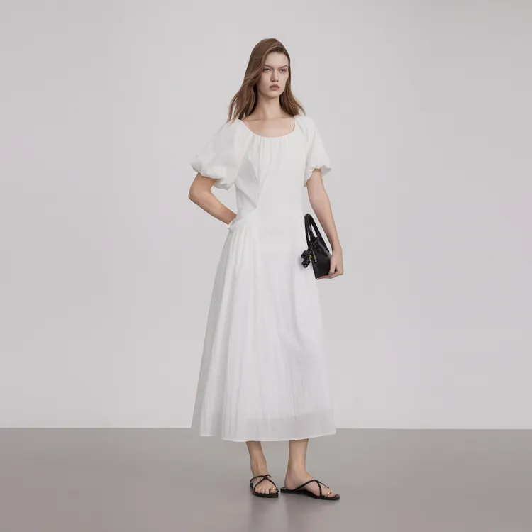 ELLE Short Sleeved Dress Women's-5
