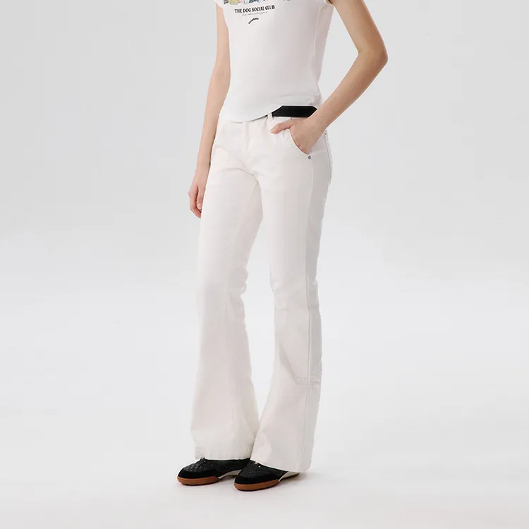 PSO Brand Jeans Women's White-2