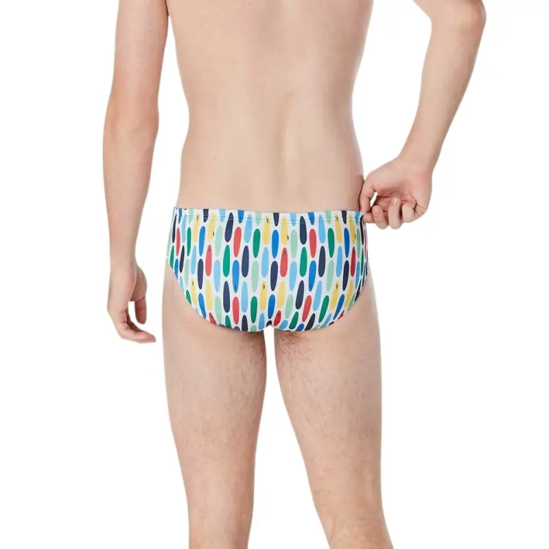 Speedo Men's Printed One Brief Cobalt Blue Swimming Shorts Men's-17