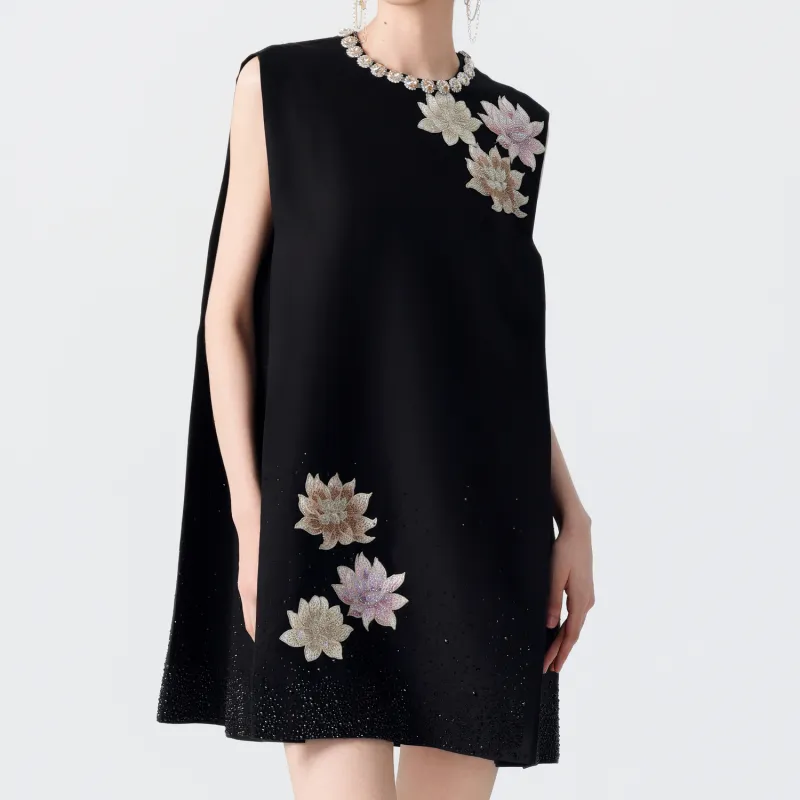 TCH Sleeveless Dress Women's Black-2