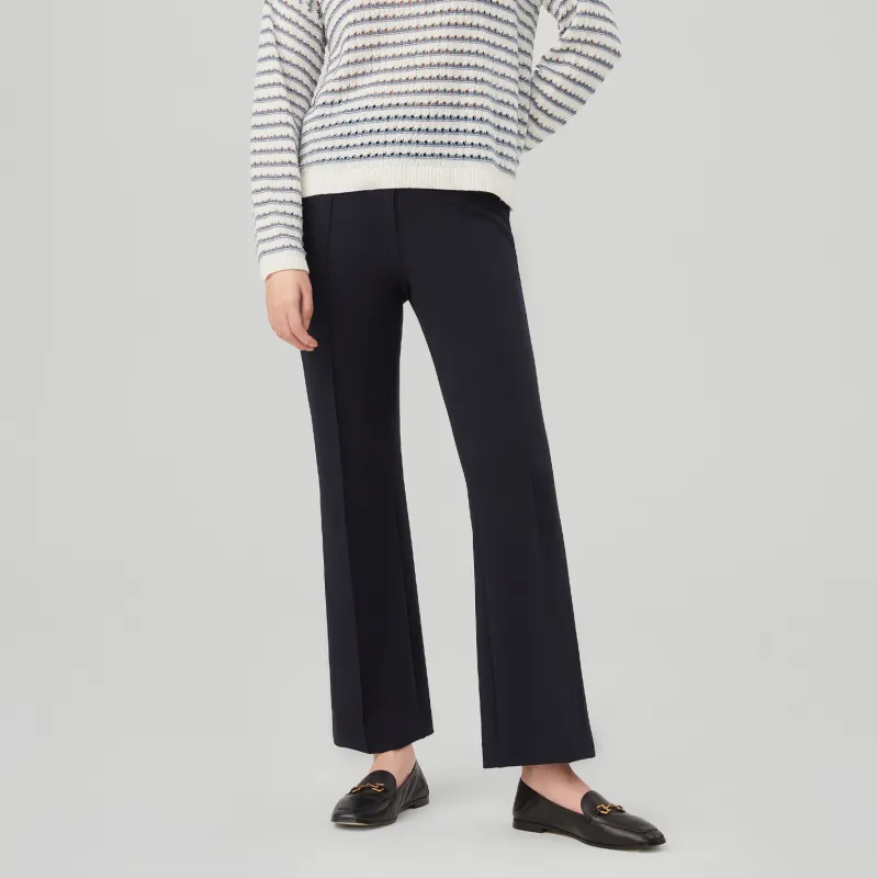 OVV Casual Pants Women's Navy Blue Solid Color A9-2