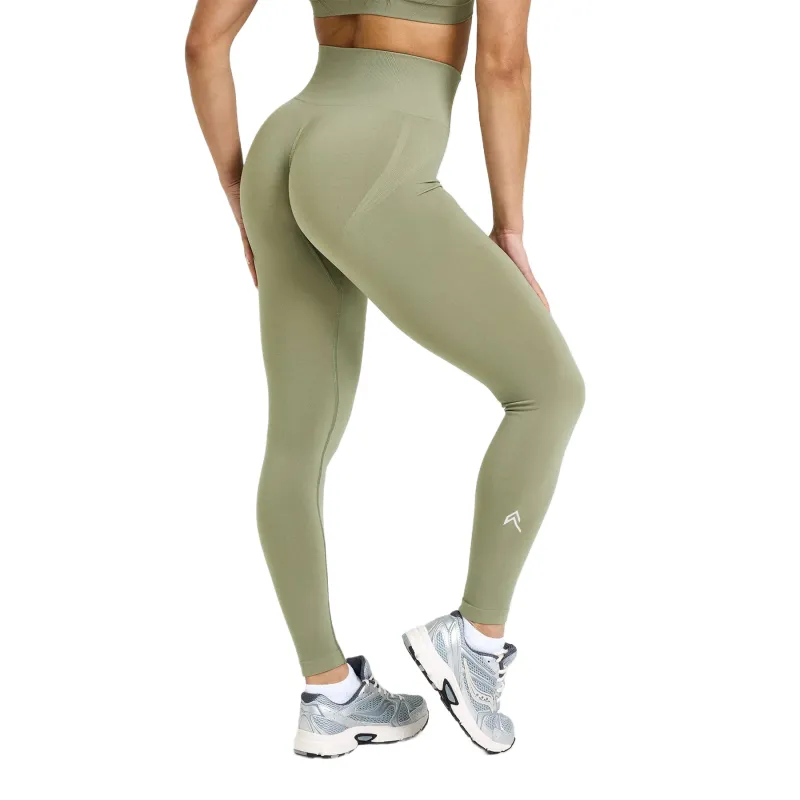 ONER ACTIVE Yoga Pants Women's Brown Green-1