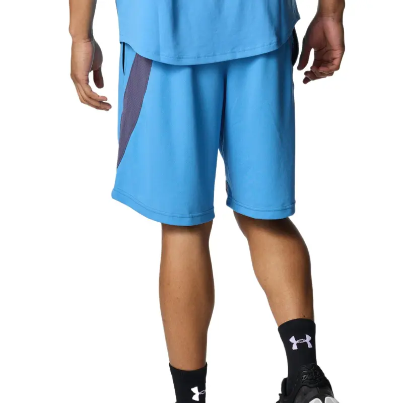 Under Armour Baseline Basketball Shorts Men's Blue 452-1