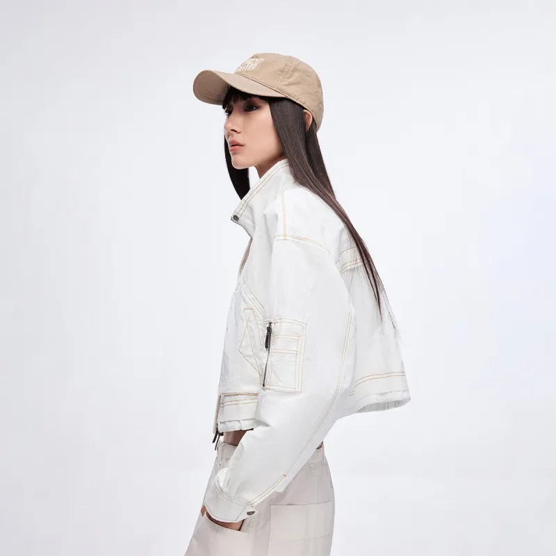 ONLY Cropped Coats Women's-4