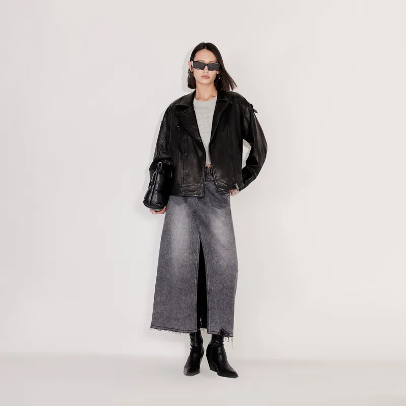 ONLY Leather Jackets Women's-7