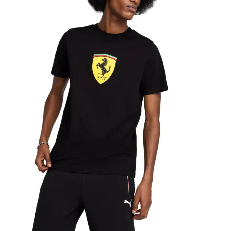 PUMA Scuderia Ferrari Race Colored Big Shield Men's Tee-2