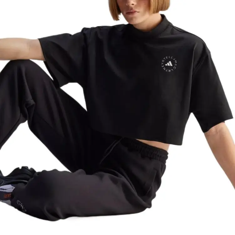 Adidas Free Shipping With AdiClub Adidas By Stella McCartney Crop Tee-3