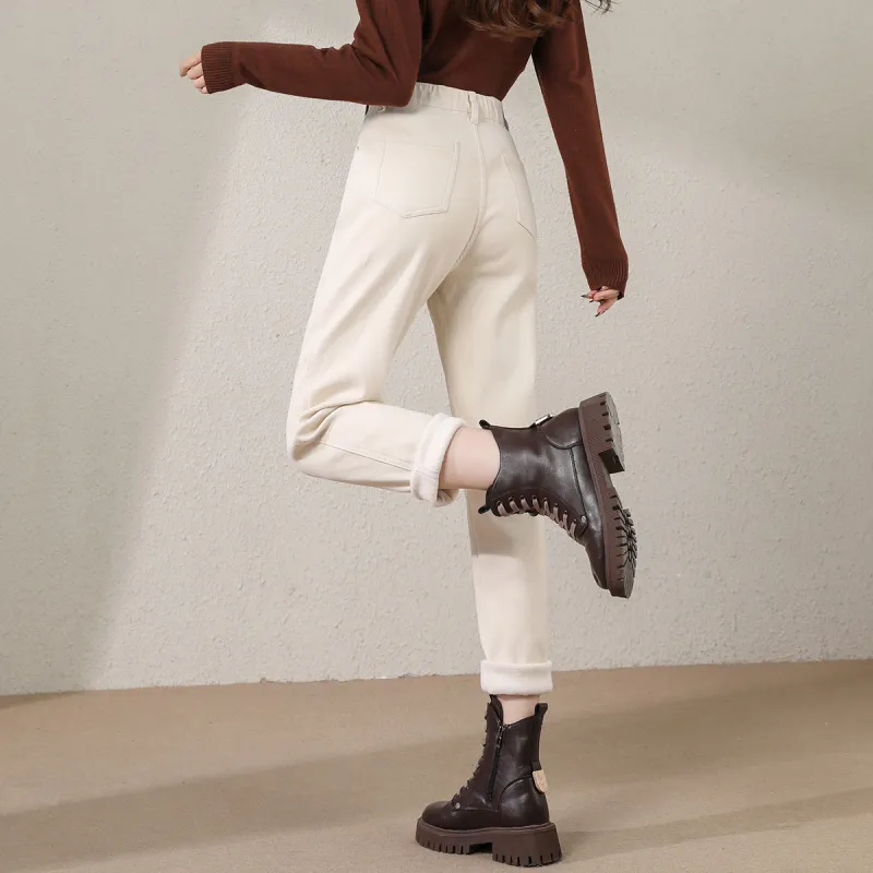 TERRE BLEUE Fall Winter Jeans Loose Fit Women's-6
