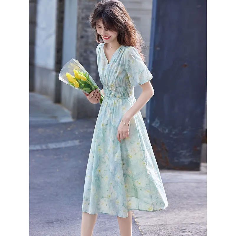 A Paradise For Awakening Short Sleeved Dress Women's-2