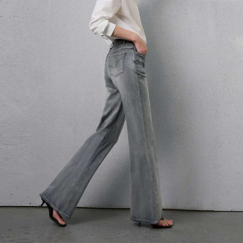 3COLOUR Jeans Women's Stone Gray-4