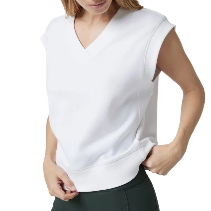 Vuori Vests Women's White-2