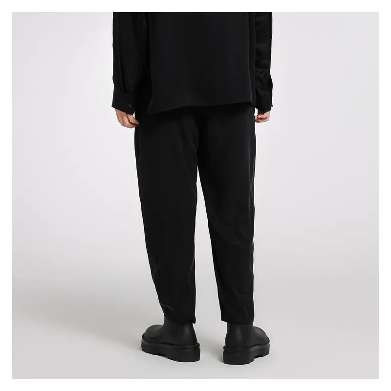 CROQUIS Casual Pants Unisex 001 Jet Black-3