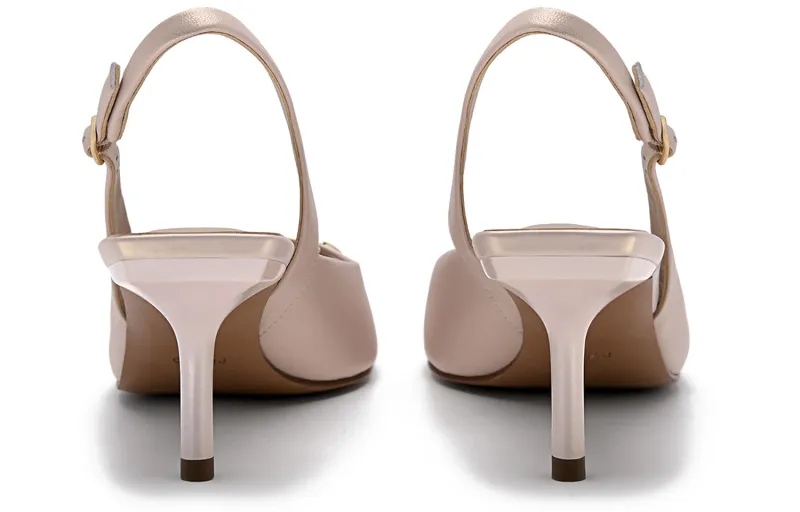 PEDRO Icon Series Slim Heel High Heels 7cm Women's Champagne-2