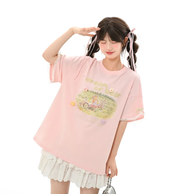 SNBL T Shirts Women's Pink-5