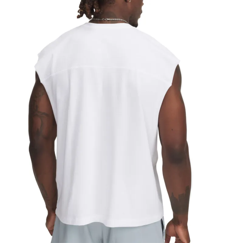 Under Armour Icon UAHeavyweight Tank Top Men's White-1