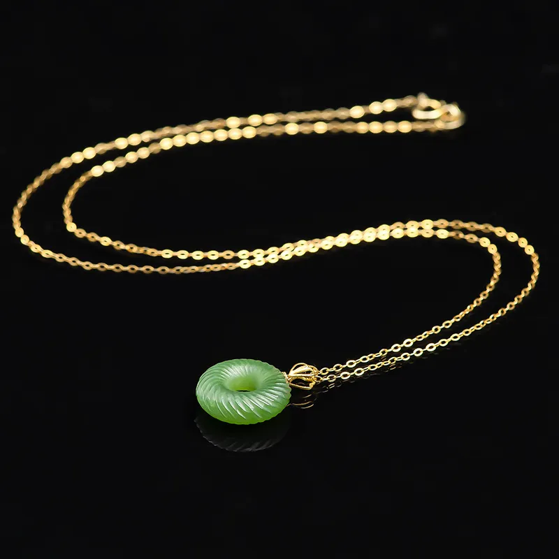 Royal Heaven's Choice Hetian Jade Pendants Jasper Women's-3