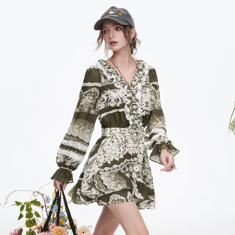 ELF SACK Long Sleeved Dress Women's-5