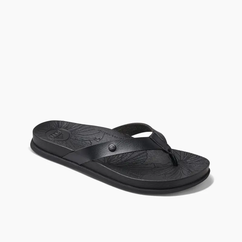 REEF Abrasion-Resistant Flip Flops Women's Black-2
