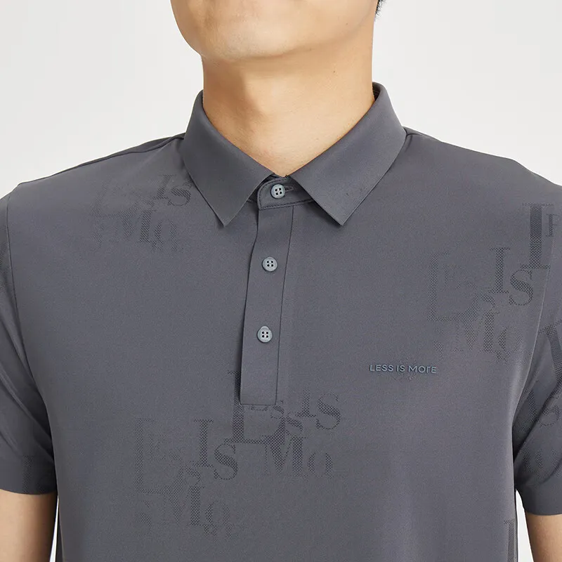 LESS IS MORE Polo Shirts Men-4