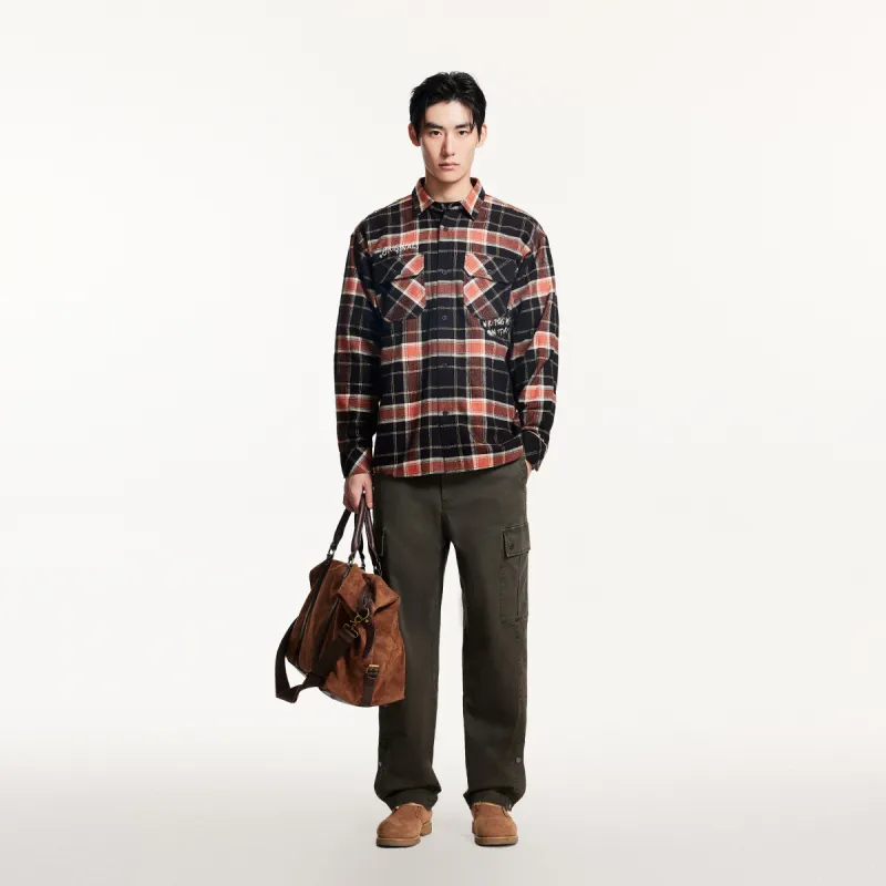 JACK JONES· Long Sleeved Shirt Top Men's Black-3