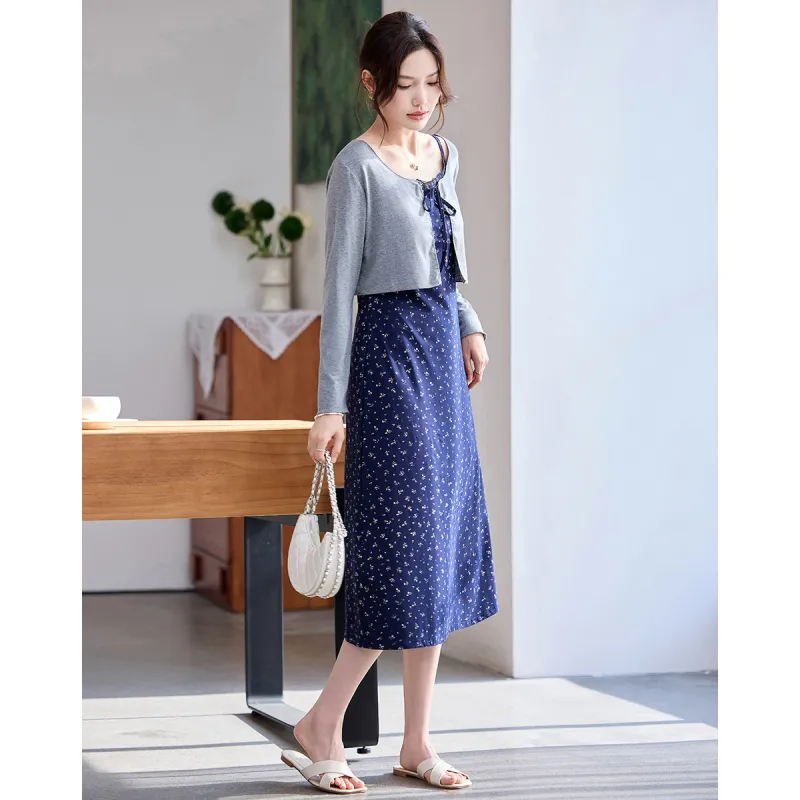 TERRE BLEUE Two Piece Skirt Sets Women's-6