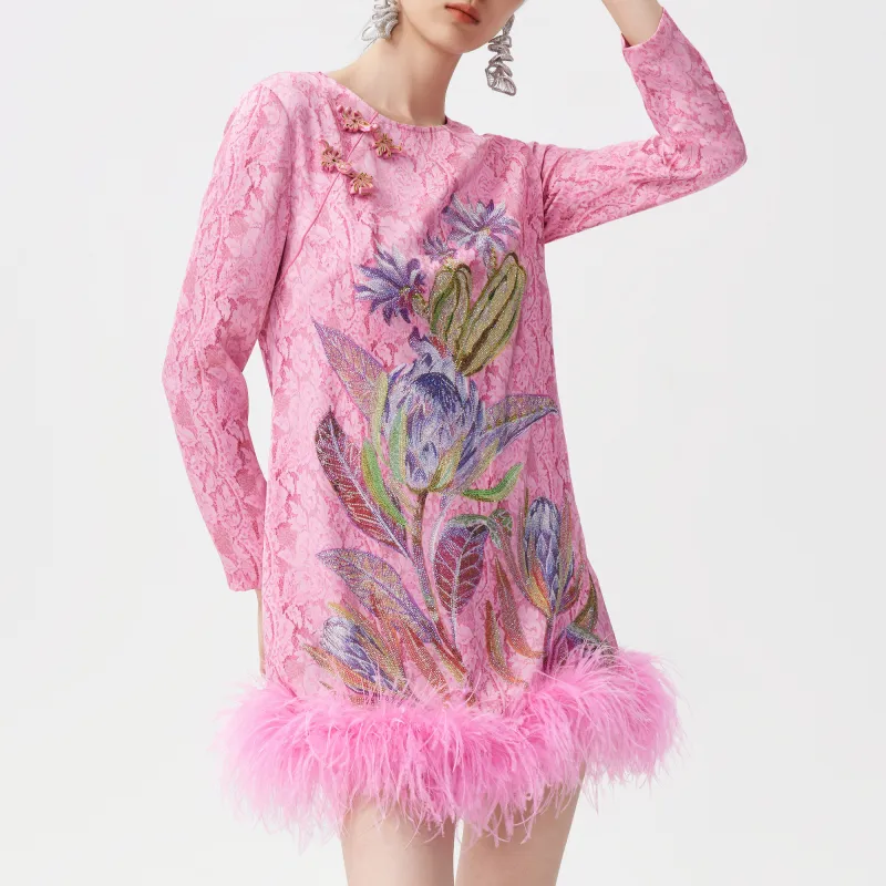 TCH Long Sleeved Dresses Women's-3