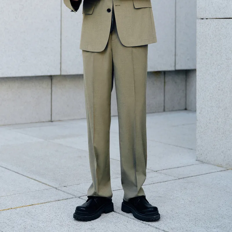 GXG Zero Pressure Series Suit Trouser Men's Gray Green-2