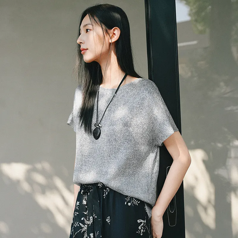 JZ. ANNAKRO Chiffon Shirt Women's-11
