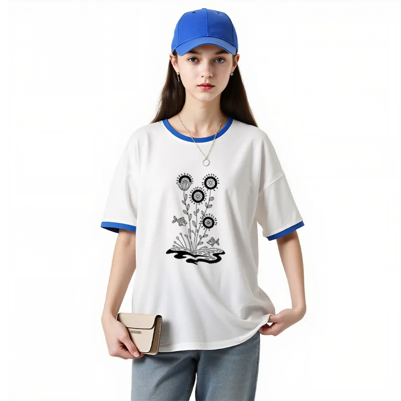 FAIRWHALE T Shirts Women's-14