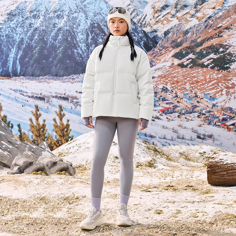 XTEP Down Jacket Unisex Antique White-5