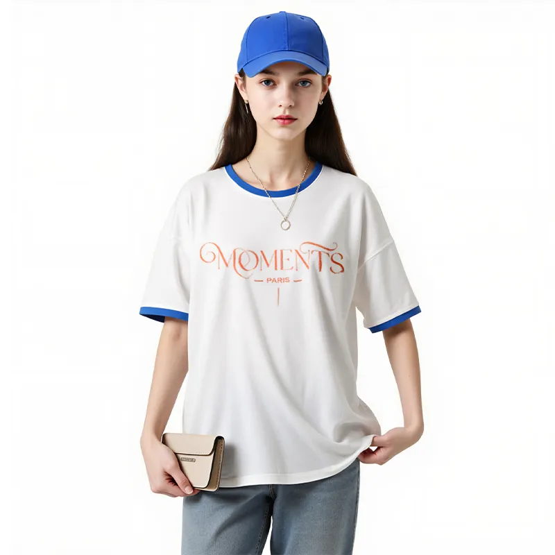 FAIRWHALE Drop Shoulder Sleeve T Shirt Women's-14