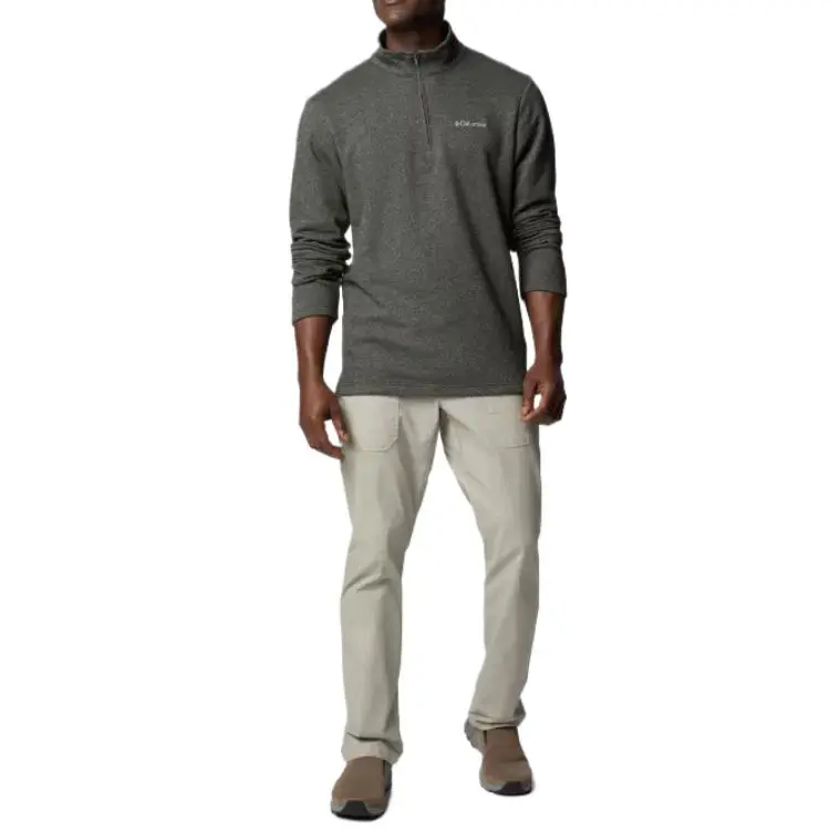 Columbia Great Hart Mountain Sweatshirt Men's Green Heather-3