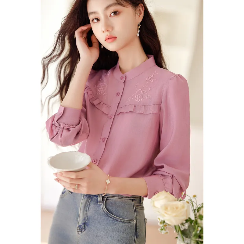 Like The Age Of Water Shirt Women's Purple-1