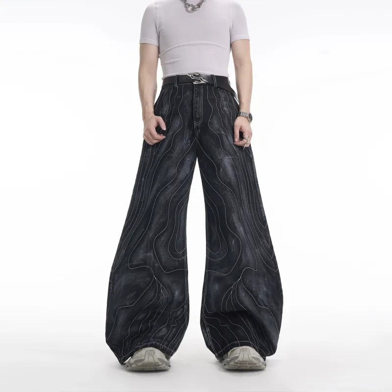 START EXCEED END Jeans Unisex Black Pants-2