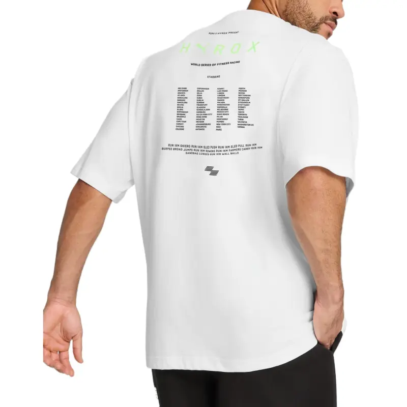PUMA x HYROX T Shirt Men's White-3