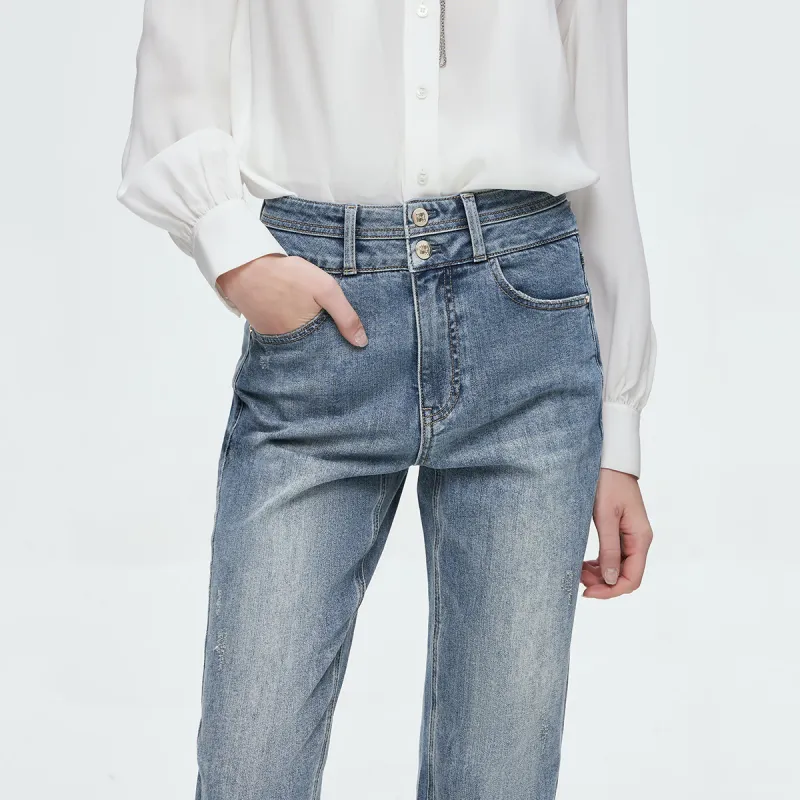 ONLY Jeans Women's J34 390 Washed Denim Blue-5