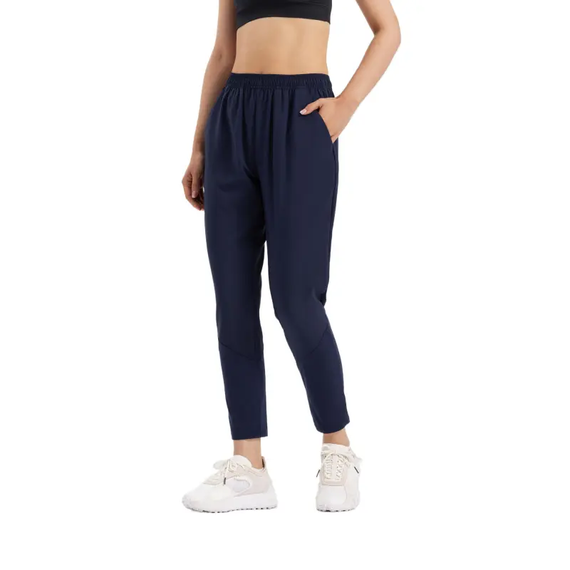 DECATHLON Knitted Sweatpants Women's Gray Blue-2