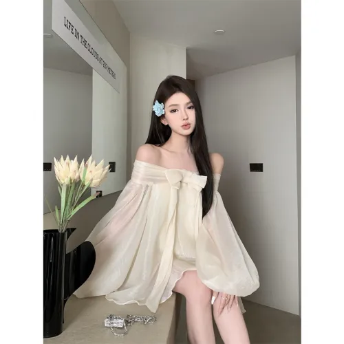 XIANSINIAO Long Sleeved Dress Women's