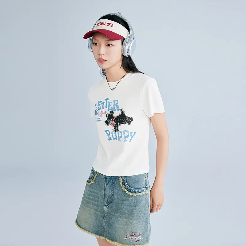 LEDIN T Shirts Women's White-2