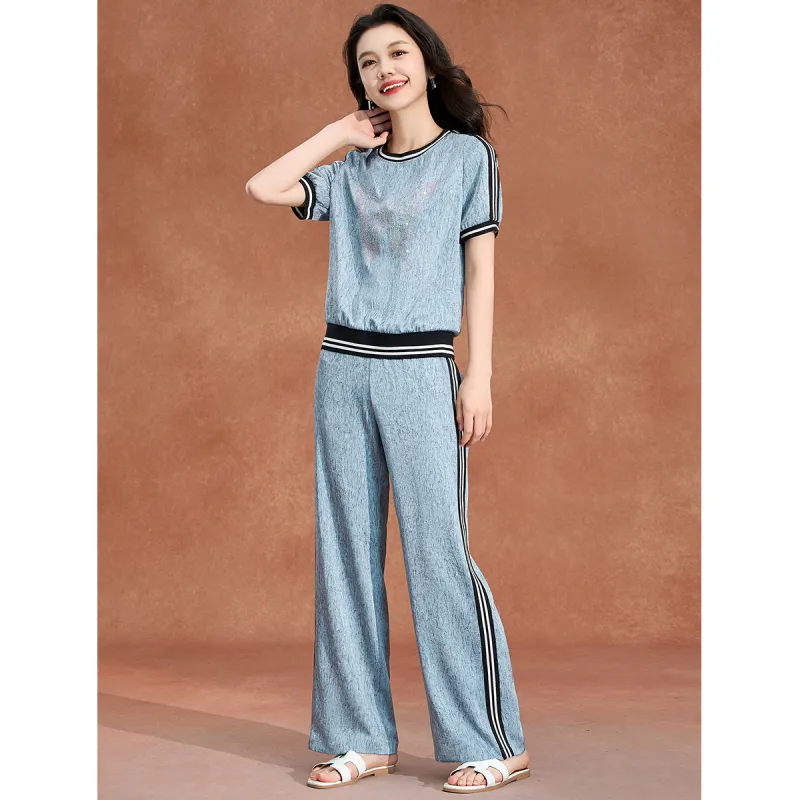 Mylan Casual Suits Women's Blue-5