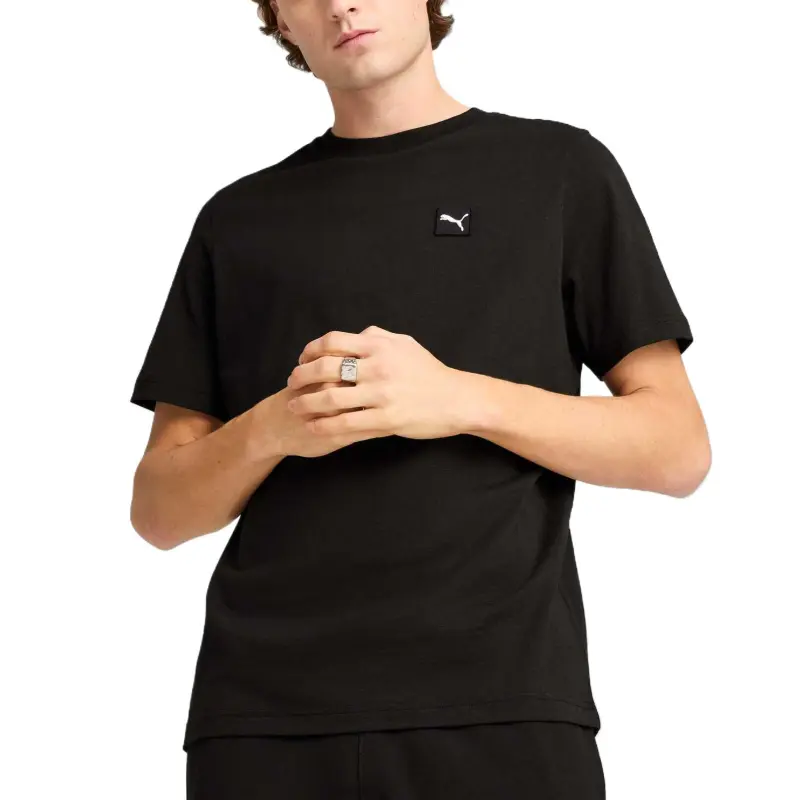 PUMA T Shirts Men Black 01-2