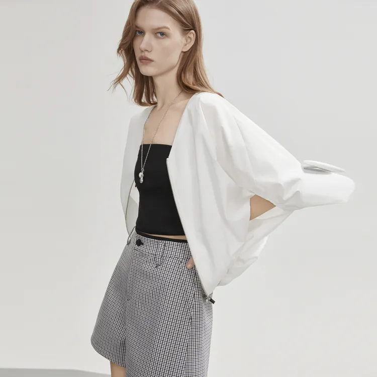 ELLE Shirts Women's White-4