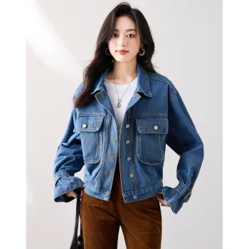 Like The Age Of Water Velvet feel Coat Women's Blue