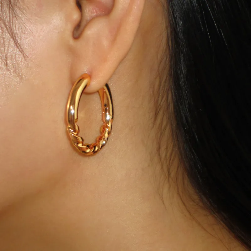 BOONEE ALUS White Gold Earrings Women's-3