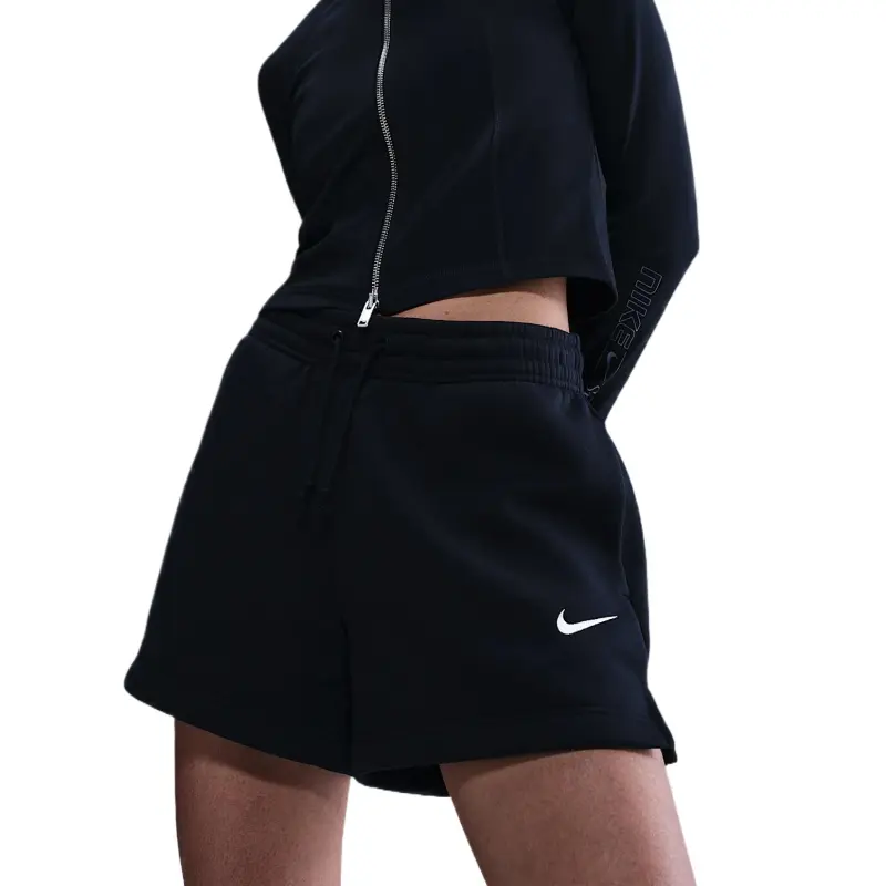 Nike Sportswear Phoenix Fleece Casual Shorts Women's Black-2