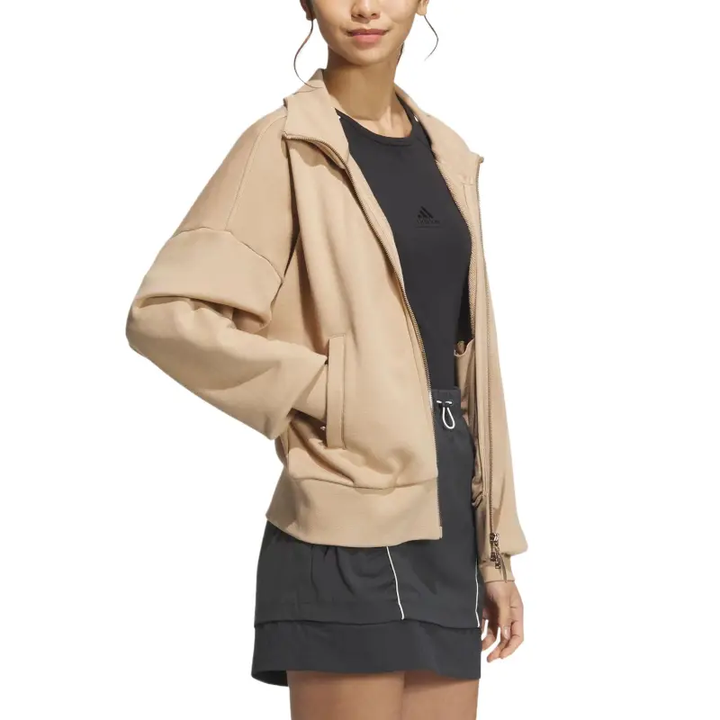 Adidas LOGO KN JKT Jacket Women's Warm Sand-3