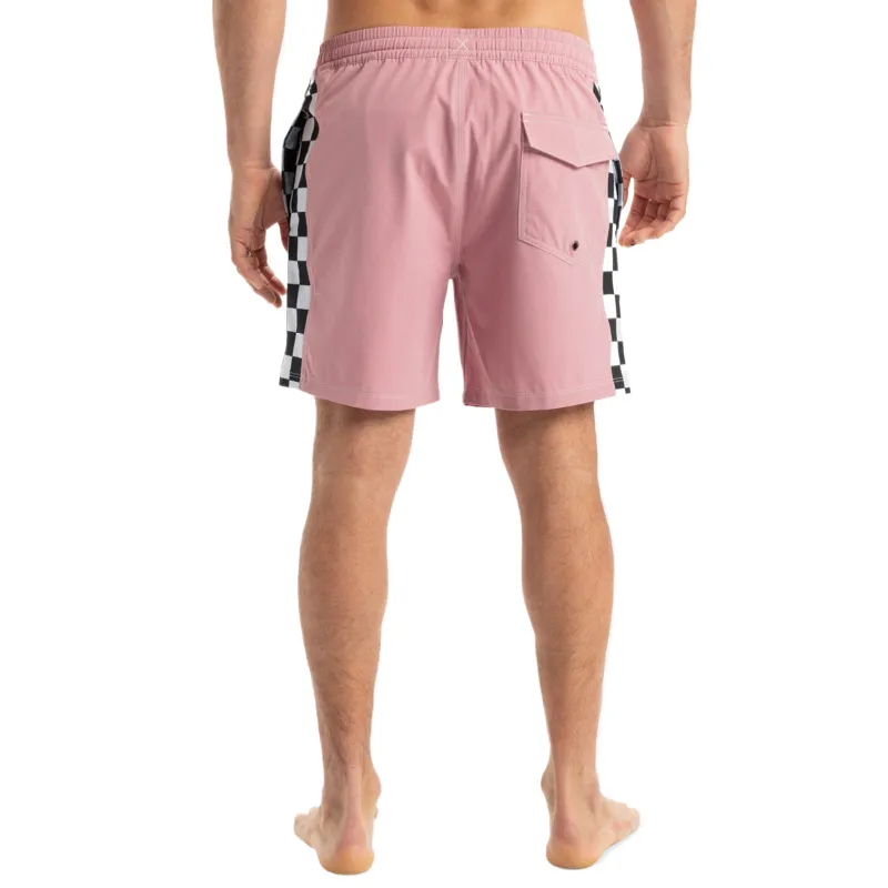 Quiksilver Original Arch Volley Beach Shorts Men's Pink-2