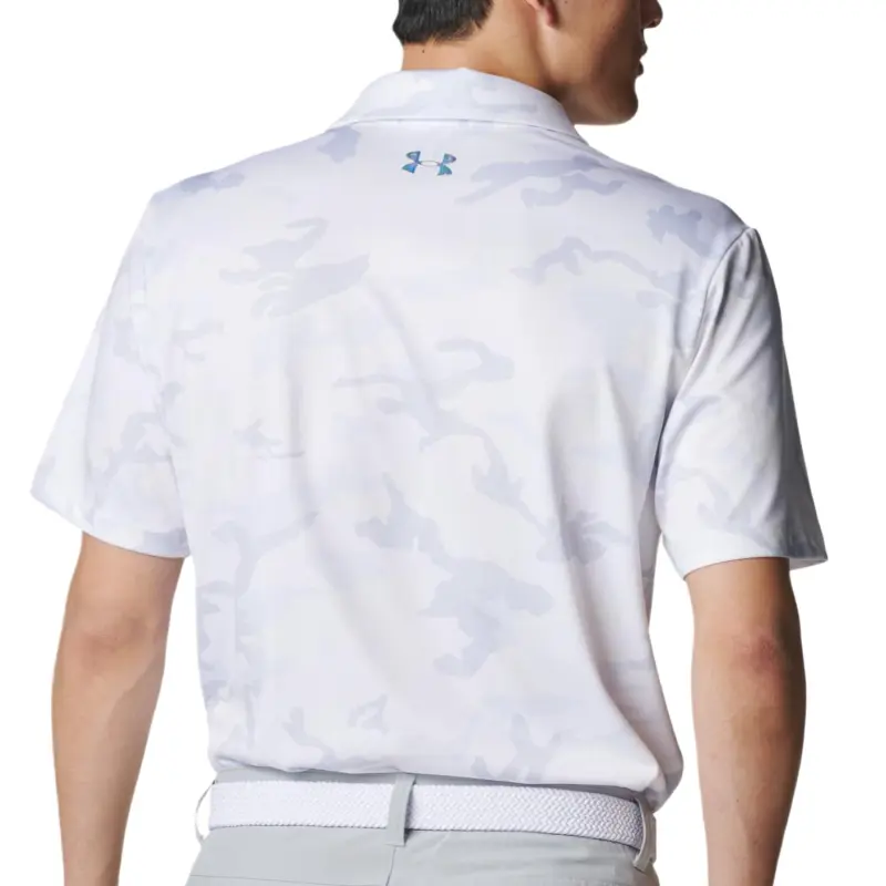 Under Armour Polo Shirt Men's White Camouflage Color-1